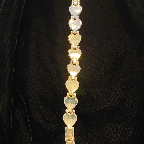 BEAUTIFUL CHAMPLEVE CLOISONNE ASIAN LINKED BRACELET - Picture 7 of 8